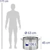 Gastronorm-Topf mit Deckel, Edelstahl, für Induktionsherd, Produktbild-Vorschau 7