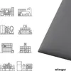 Wandkissen Kordsamt grau Textil-Optik 30 x 60 cm Produktbild-Vorschau 9