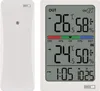 Digitální teploměr s vlhkoměrem, bezdrátové čidlo, budík, datum E0558W Náhľad obrázku produktu