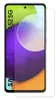 A screen protector is placed over a smartphone screen. Produktbild-Vorschau