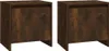 vidaXL Noční stolky 2 ks. Kouřový dub 45x34x44,5 cm výrobek Náhled obrázku produktu 2