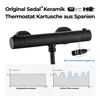 JOHO Edelstahl Duschsystem mit Duscharmatur, Brausestange Produktbild-Vorschau 3