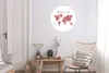 MuchoWow® - Wand Kreis - Wandbild - Schlafzimmer - Produktbild-Vorschau 4
