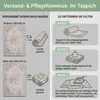 Carpetsale24 Waschbarer Teppich Vintage Rundteppich Produktbild-Vorschau 6