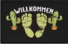 Trendation - Willkommen Fußmatte Grafik Schmutzfangmatte Produktbild-Vorschau 1