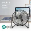 Nedis FNDK1GM15, Haushalts-Lamellenlüfter, Grau, Produktbild-Vorschau 2