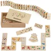 VIGA Holzd domino 2in1 Tiere und Zahlen Produktbild-Vorschau 1