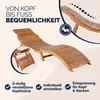 CASARIA® Sonnenliege Klappbar 2er Set Holz Produktbild-Vorschau 3