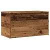 A wooden storage chest with a rustic, reclaimed wood appearance, presented against a white background. Náhľad obrázku produktu