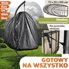 Fotel wiszący ELONEO z podstawą, wygodny fotel bujany do Podgląd zdjęcia produktu 8