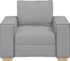 vidaXL Sofa Stuhl Wolkengrau 60 cm Stoff Produktbild-Vorschau 4