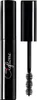 A black mascara tube with the cap off and the brush applicator visible. Produktbild-Vorschau