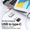 USB A auf USB C Adapter Max.6A Ladeadapter Datenübertragung Produktbild-Vorschau 6