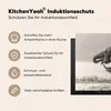 KitchenYeah© Herdabdeckplatte Elefant - Schwarz - Weiß , Produktbild-Vorschau 6