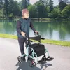 COSTWAY 2in1 Fauteuil roulant & déambulateur pliable & Voir les images du produit 2