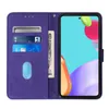 Galaxy A52 4G Hülle, Schlank Prägung Flip Leder Produktbild-Vorschau 4