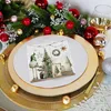 Servietten Papier 33x33cm Weihnachtswichtel 20 Stück Weiß / Produktbild-Vorschau 5