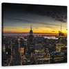 Leinwandbild städte & architektur - orange 60x60 cm Feeby Produktbild-Vorschau 1
