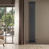 Radiador tubular de 4 columnas – 1800 mm x 290 mm – Gris Vista previa de la imagen del producto 4