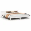 vidaXL Massivholzbett ohne Matratze Weiß 200x200 cm Produktbild-Vorschau 1