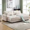 LVHOM Schlafsofa mit USB&Becherhälter, 2 Sitzer Sofa, Produktbild-Vorschau 2