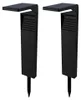 hoftronic Solar Wegeleuchte 2er Set 2W 3000K 200lm Schwarz Produktbild-Vorschau 1