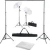 vidaXL Fotostudio-Set mit Hintergrund, Leuchten und Produktbild-Vorschau 7