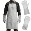 NEO TOOLS Schweißerschürze Leder 60 x 90 cm Set mit Produktbild-Vorschau 1