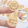 1000 STK (2.5cm pro Stš¹ck) Handmade with Love Aufkleber Produktbild-Vorschau 3