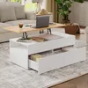 Sweiko 100x50x40cm couchtisch Höhenverstellbarer Produktbild-Vorschau 1