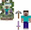 Mattel Minecraft Actionfigur Steve 8 cm – Bewegliche Produktbild-Vorschau 6