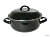 Braadpan emailliert schwarz - klassische Schmortopf 24 cm Produktbild-Vorschau 1