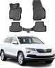 2017-2025 Skoda Karoq dywaniki podłogowe TPE czarne 4 szt Podgląd zdjęcia produktu 13