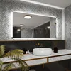 Kúpelnové zrkadlo s LED osvetlením - Riga - 190 cm - 80 cm Náhľad obrázku produktu 7
