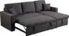 Divano ad angolo convertibile "Alain" - Grigio - 221 x 145 Anteprima dell’immagine prodotto 4