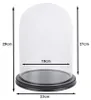 Clayre & Eef Glocke Ø 23x29 cm Transparant Glas Produktbild-Vorschau 2