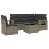 The Living Store 6-tlg. Garten-Sofagarnitur mit Kissen Produktbild-Vorschau 3