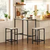 HOMCOM Bartisch Set Bartisch mit Barhocker-Set Esstisch mit Produktbild-Vorschau 2