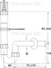 Haas Waschmaschinensiphon DN40 Siphon Waschmaschine Produktbild-Vorschau 5