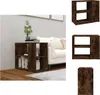 vidaXL Beistelltisch Räuchereiche 60x30x50 cm Holzwerkstoff Produktbild-Vorschau 2