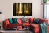 MuchoWow® Poster Wald - Bäume - Sonne 120x80 cm - Bilder Produktbild-Vorschau 3