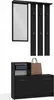 CDF Garderobe | Farbe: Schwarz | Großer Spiegel | Produktbild-Vorschau 1