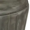 vidaXL Barhocker Grau Echtleder Produktbild-Vorschau 2