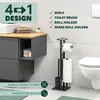 eluno set per WC in piedi 4in1, scopino, portarotolo e Anteprima dell’immagine prodotto 2