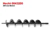 HECHT 52 Erdbohrer 4er Set mit 100mm 150mm 200mm Bohrer | Produktbild-Vorschau 3