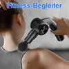 Faltbare Massagepistole mit 99 Geschwindigkeiten, 6 Köpfen, Produktbild-Vorschau 4