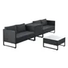 Juskys Polyrattan Lounge Santorini - część wypoczynkowa ze Podgląd zdjęcia produktu 16