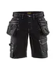 A pair of black work shorts with multiple pockets. Produktbild-Vorschau