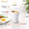 Tazza Wilmax da 380 ml in porcellana bianca per caffè e tè Anteprima dell’immagine prodotto 3