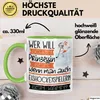 Eishockeyspielerin Tasse Geschenk Spruch Wer Will Schon Produktbild-Vorschau 3